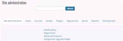 Moodle - Site Administration